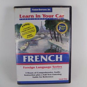 Penton Overseas Learn In Your Car FRENCH Foreign Language Course CD Set